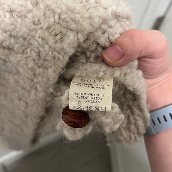 Doen Evita Henley Alpaca & Wool Sweater Size XS - Picture 8 of 8